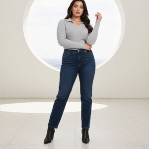 🛍️ Torrid high-rise straight, classic denim jeans, plus size 3x